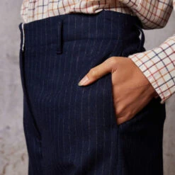 Diega - Pantalon Pomeoto - Bleu -Mode Vêtements Magasin POMEOTO 5