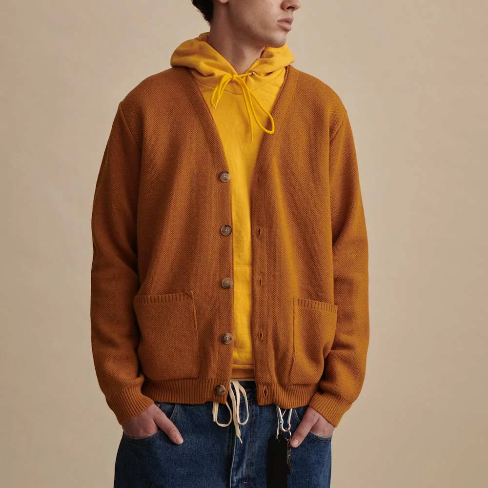 Nitto Knitwear - Cardigan Youri - Jaune 5 Nitto Knitwear - Cardigan Youri - Jaune – Image 3