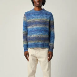 Corridor - Pull En Mohair - Bleu