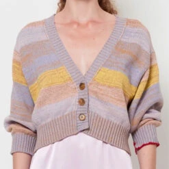 Raquel Allegra - Cardigan Kirstie - Jaune -Mode Vêtements Magasin PULL4 c97bbd68 fe56 4b8b 9489 cfedf81e4785