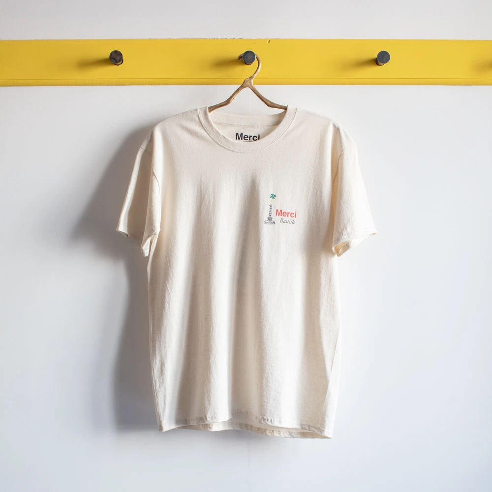Merci - T-Shirt Bastille - Ecru 11 Merci - T-Shirt Bastille - Ecru – Image 9