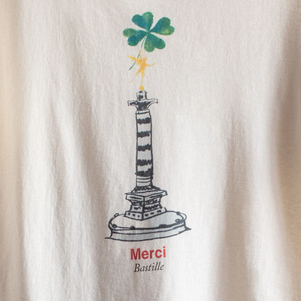 Merci - T-Shirt Bastille - Ecru 9 Merci - T-Shirt Bastille - Ecru – Image 7