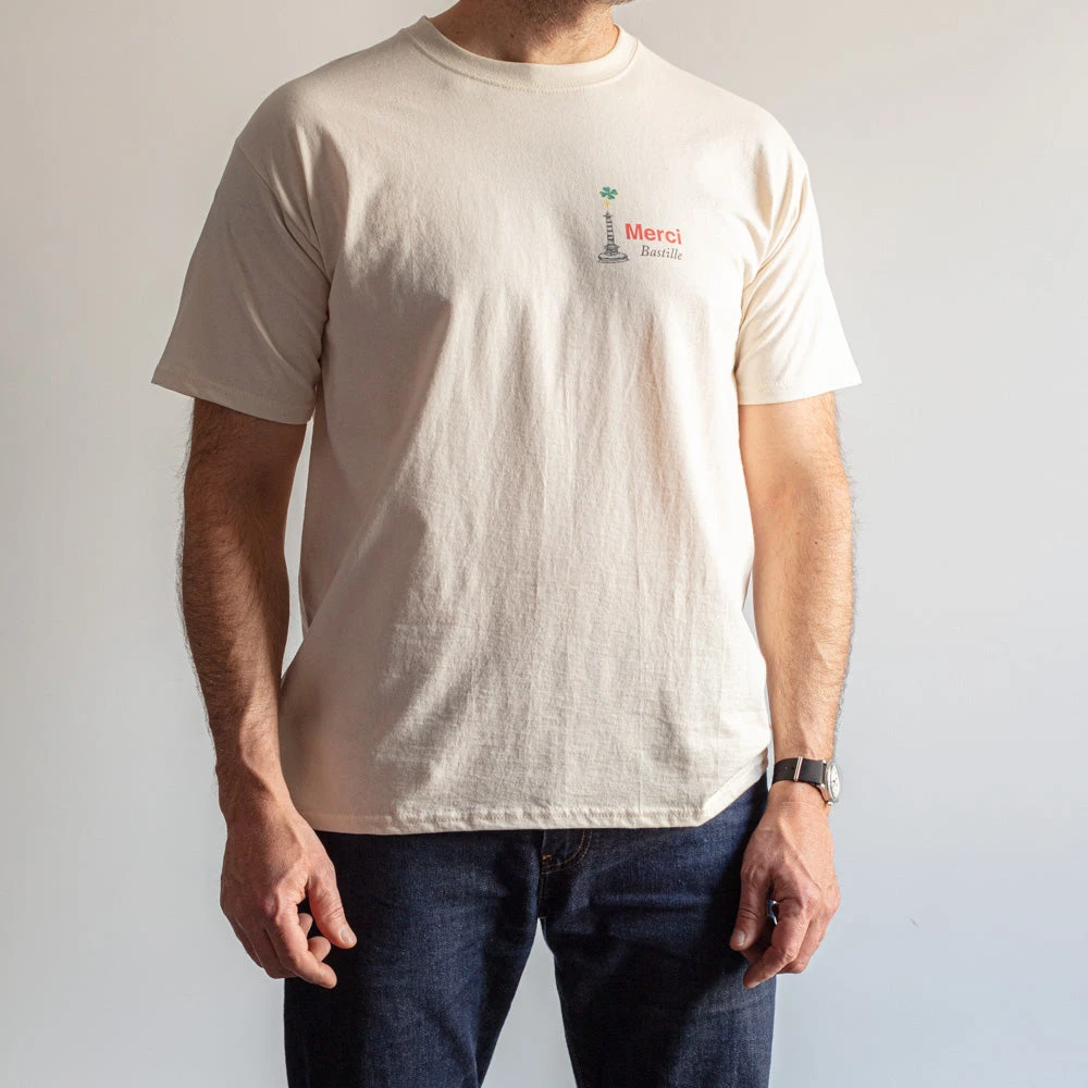 Merci - T-Shirt Bastille - Ecru 5 Merci - T-Shirt Bastille - Ecru – Image 3