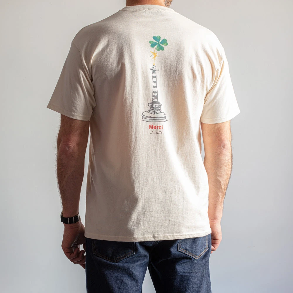 Merci - T-Shirt Bastille - Ecru 7 Merci - T-Shirt Bastille - Ecru – Image 5