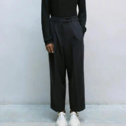 Cordera - Pantalon Tailleur En Laine - Anthracite 9 Cordera - Pantalon Tailleur En Laine - Anthracite -Mode Vêtements Magasin Pant anthracite 1