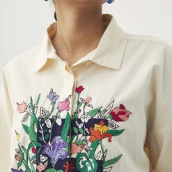 Mii Collection - Chemise Greta - Beige -Mode Vêtements Magasin SHIRT1 3db90b03 f9fc 4547 a8cf 69571014cb23