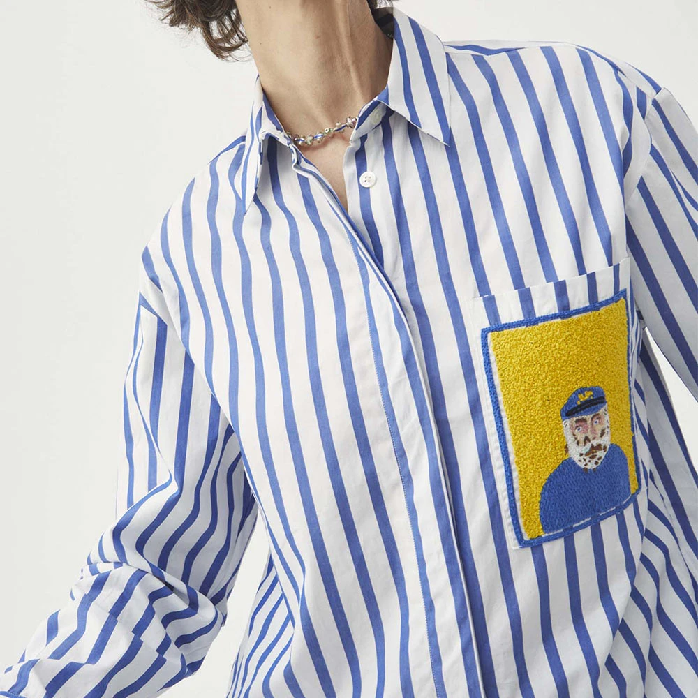 Mii Collection - Chemise Milou - Bleu 4 Mii Collection - Chemise Milou - Bleu – Image 2