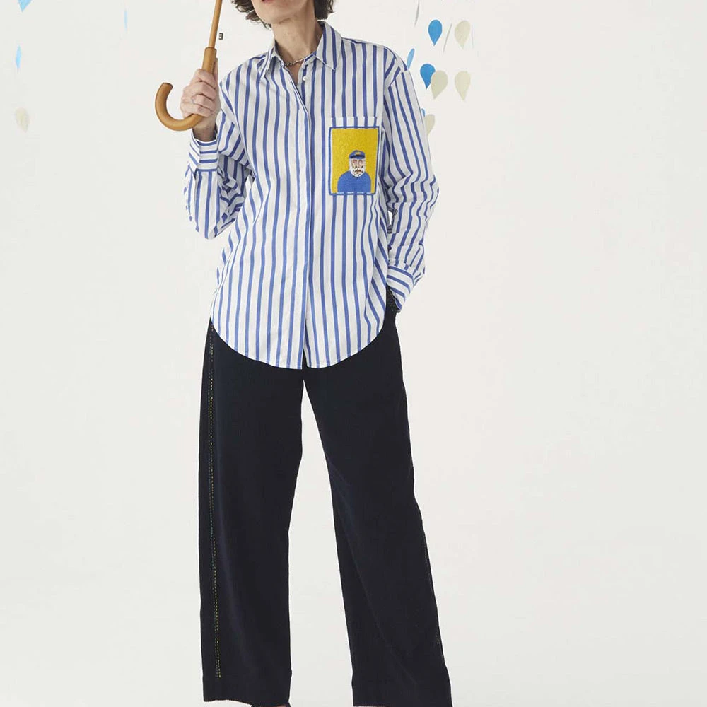 Mii Collection - Chemise Milou - Bleu 6 Mii Collection - Chemise Milou - Bleu – Image 4