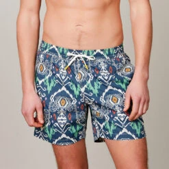 Hartford - Short De Bain Imprimé - Marine