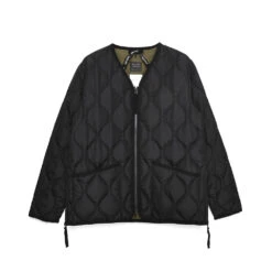 Taion - Veste Matelassée Col V - Noir