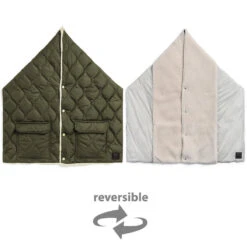 Taion - Doudoune Matelassées Reversible Down Stole - Olive / Cream -Mode Vêtements Magasin Sans titre 1 Recupere 04ab9856 6e80 4124 bdfb 64c42570ac4a