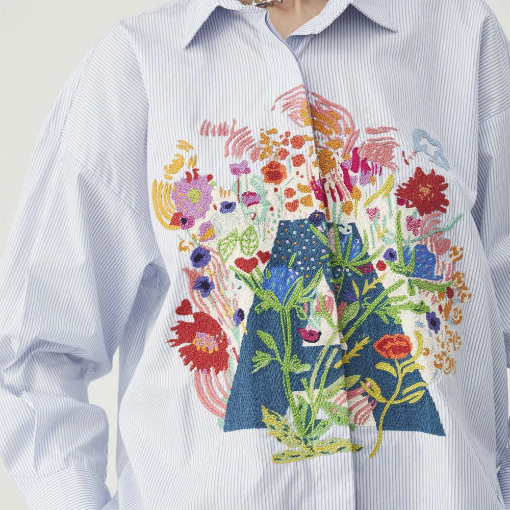 Mii Collection - Chemise Angelina - Bleu 4 Mii Collection - Chemise Angelina - Bleu – Image 2