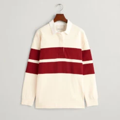 GANT - Polo Rugger Rayé - Beige