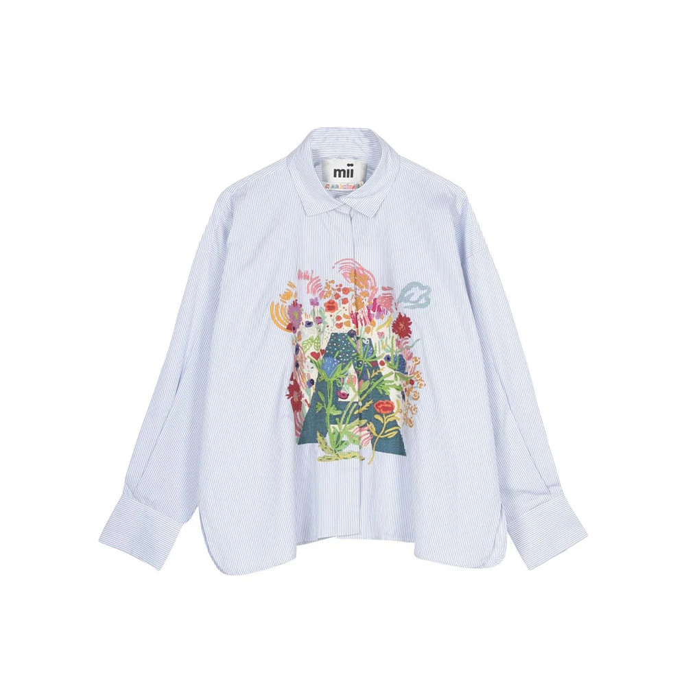 Mii Collection - Chemise Angelina - Bleu 5 Mii Collection - Chemise Angelina - Bleu – Image 3
