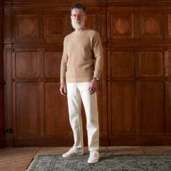 Merci - Pull En Laine - Sable 9 Merci - Pull En Laine - Sable -Mode Vêtements Magasin Sweat Beige 1