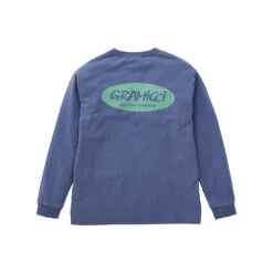 Gramicci - T-shirt à Manches Longues Oval - Bleu Délavé
