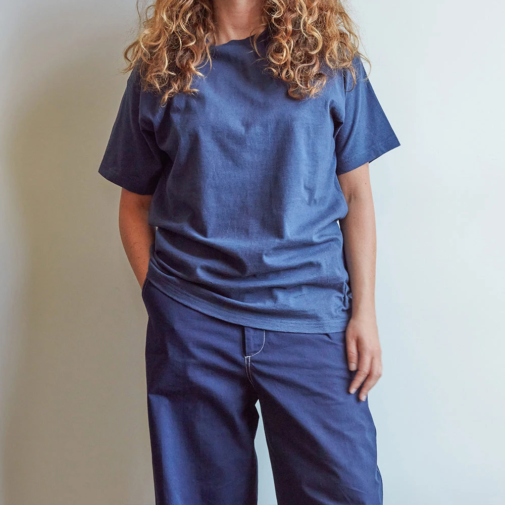 Merci - T-shirt Unisexe - Bleu Marine 3 Merci - T-shirt Unisexe - Bleu Marine