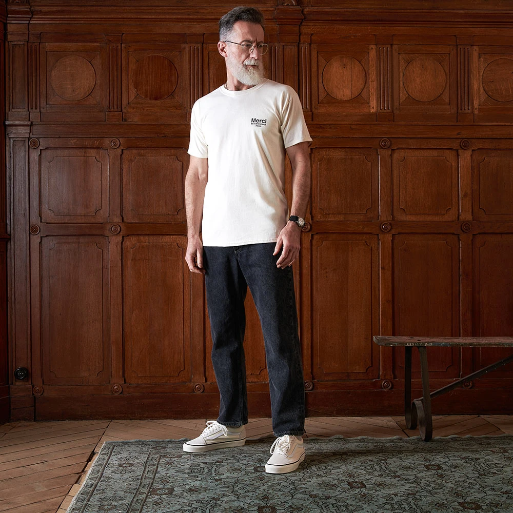 Merci - T-shirt Merci 111 - Logo Noir 4 Merci - T-shirt Merci 111 - Logo Noir – Image 2