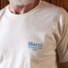 Merci - T-shirt Merci 111 - Logo Bleu -Mode Vêtements Magasin T shirt 2 bleu