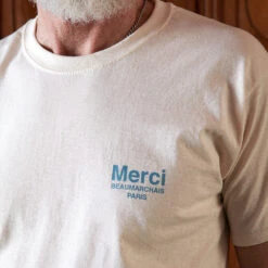 Merci - T-shirt Merci 111 - Logo Bleu