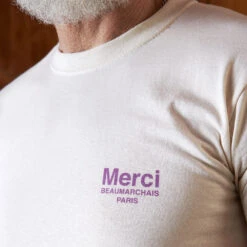 Merci - T-shirt Merci 111 - Logo Violet