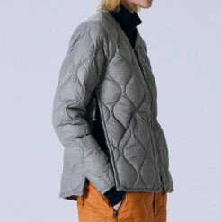 Taion - Veste Matelassée - Vert Sauge -Mode Vêtements Magasin T6