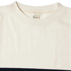 Warehouse & Co - T-shirt Panel - Ecru -Mode Vêtements Magasin TEE1 657f4d91 2ee6 4b07 9805 d85d91c090e5