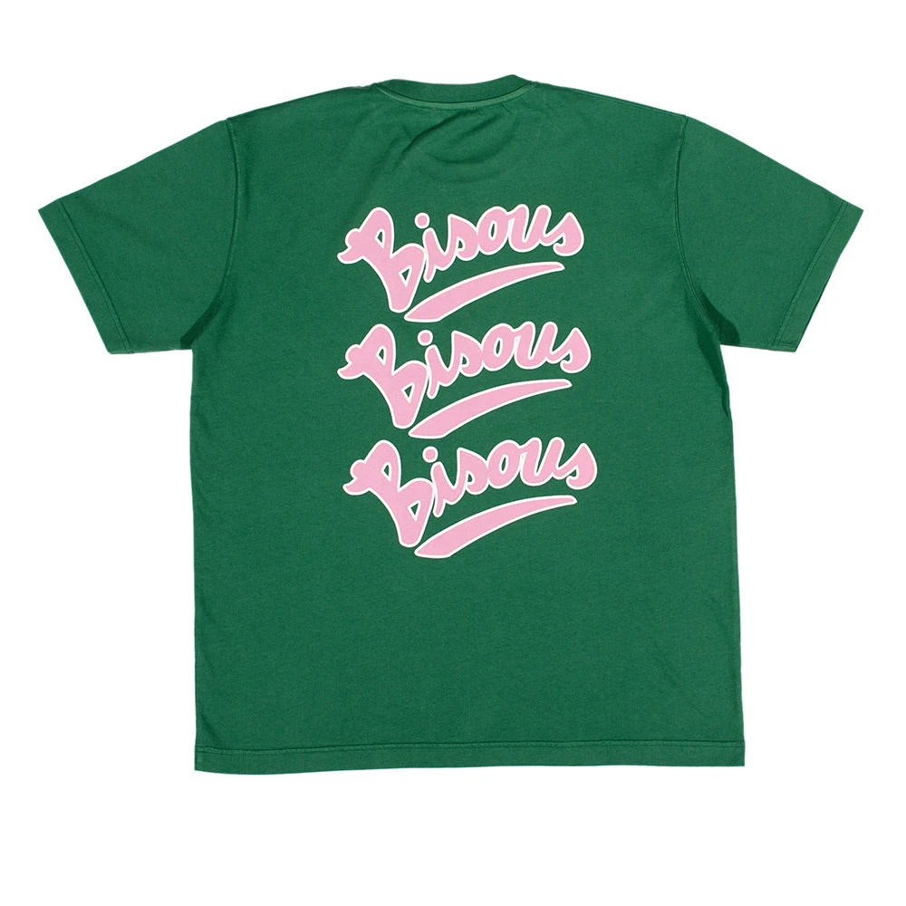 Bisous Skateboard - T-shirt Gianni - Vert 4 Bisous Skateboard - T-shirt Gianni - Vert – Image 2
