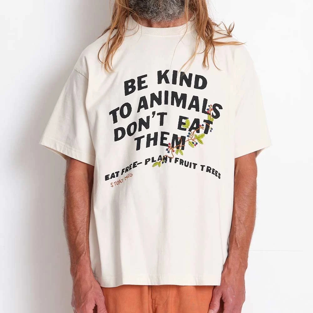 Story MFG - T-shirt Grateful - Beige 3 Story MFG - T-shirt Grateful - Beige