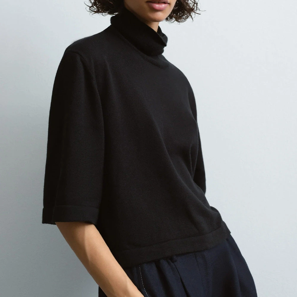 Cordera - Col Roulé - Noir 6 Cordera - Col Roulé - Noir – Image 4