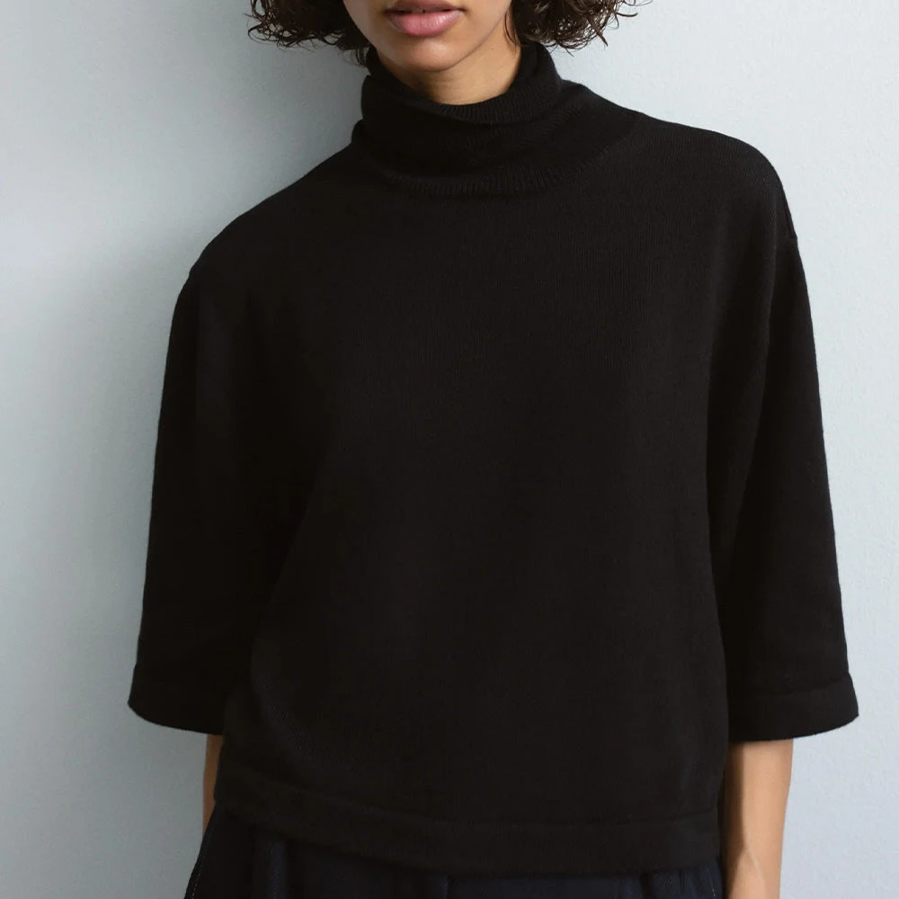 Cordera - Col Roulé - Noir 4 Cordera - Col Roulé - Noir – Image 2