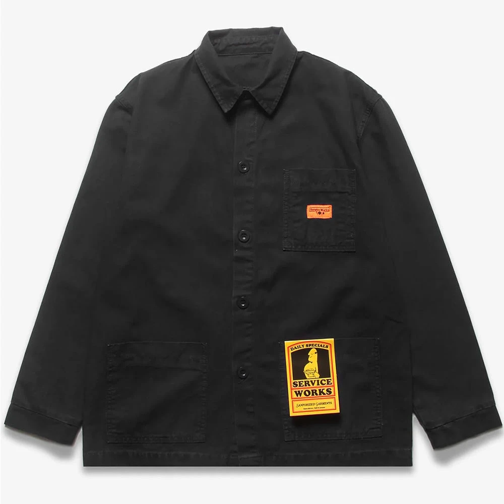 Service Works - Veste Coverall - Noir 3 Service Works - Veste Coverall - Noir