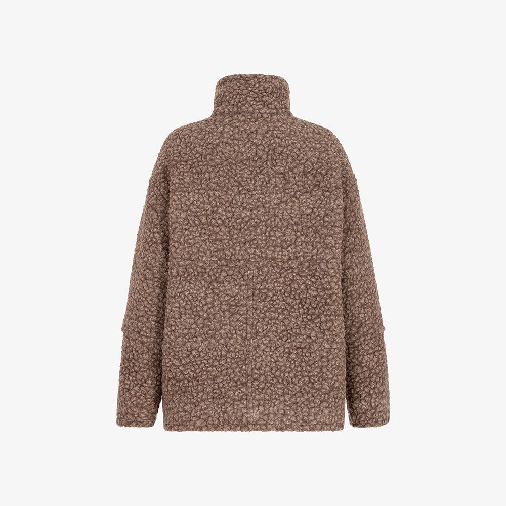 Pomandère - Manteau En Laine - Marron 6 Pomandère - Manteau En Laine - Marron – Image 4