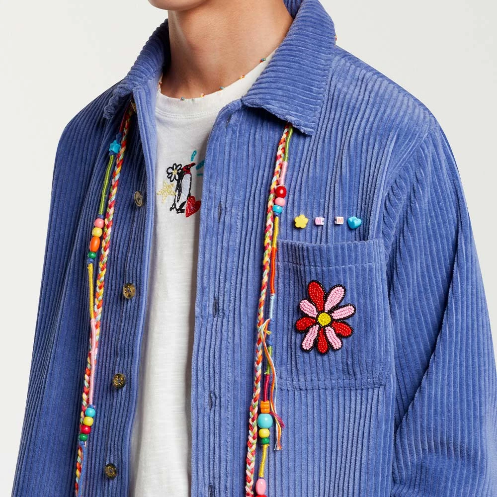 Mira Mikati - Surchemise Côtelée - Violet 4 Mira Mikati - Surchemise Côtelée - Violet – Image 2