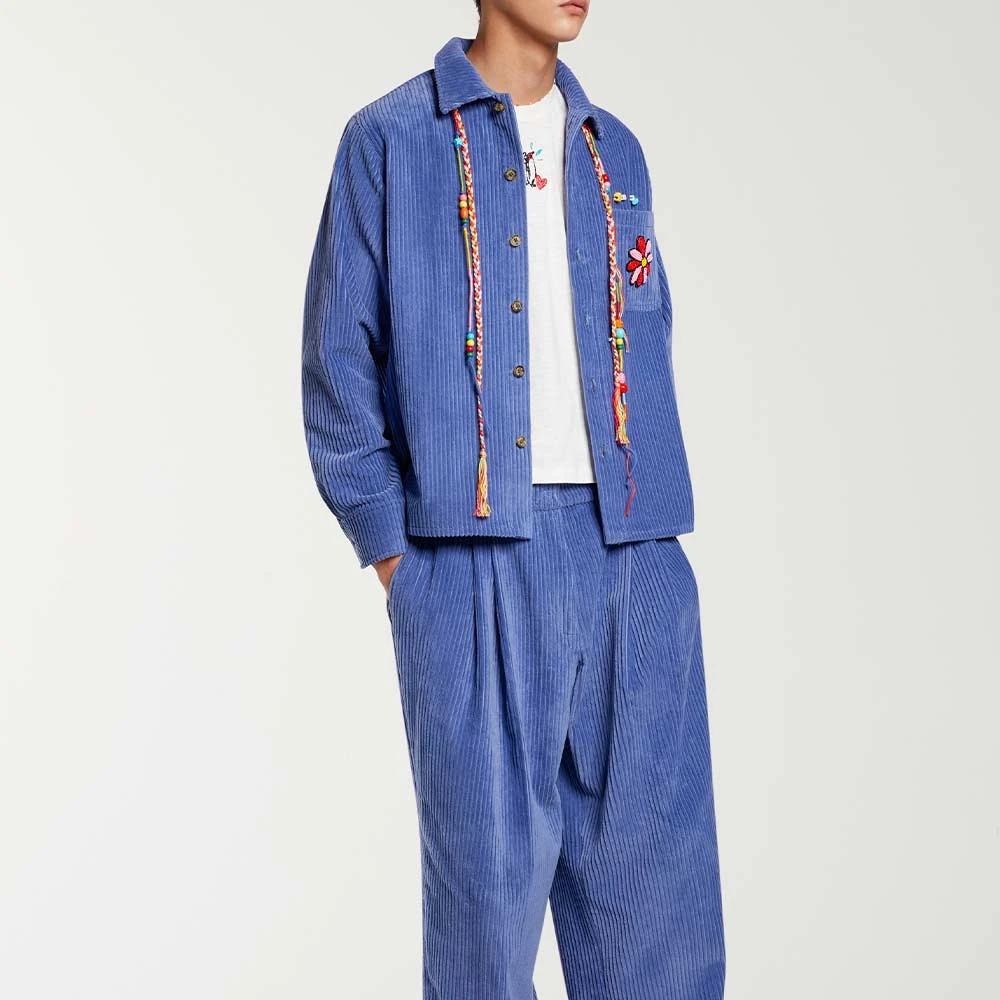 Mira Mikati - Surchemise Côtelée - Violet 5 Mira Mikati - Surchemise Côtelée - Violet – Image 3