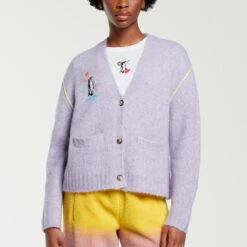 Mira Mikati - Cardigan Pingoin - Violet