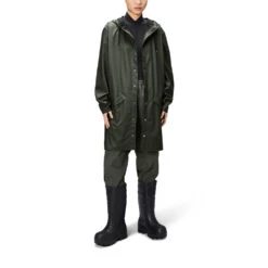 Rains - Veste Imperméable Longue - Vert