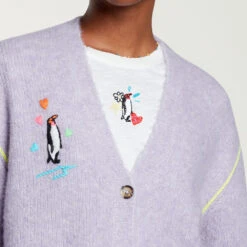 Mira Mikati - Cardigan Pingoin - Violet 10 Mira Mikati - Cardigan Pingoin - Violet -Mode Vêtements Magasin VESTE5 4dded909 8248 4a7b 85b7 45268a11e553