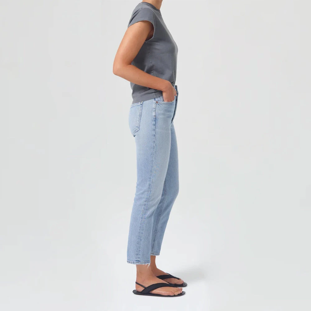 Agolde - Jeans Riley - Bleu Clair 6 Agolde - Jeans Riley - Bleu Clair – Image 4