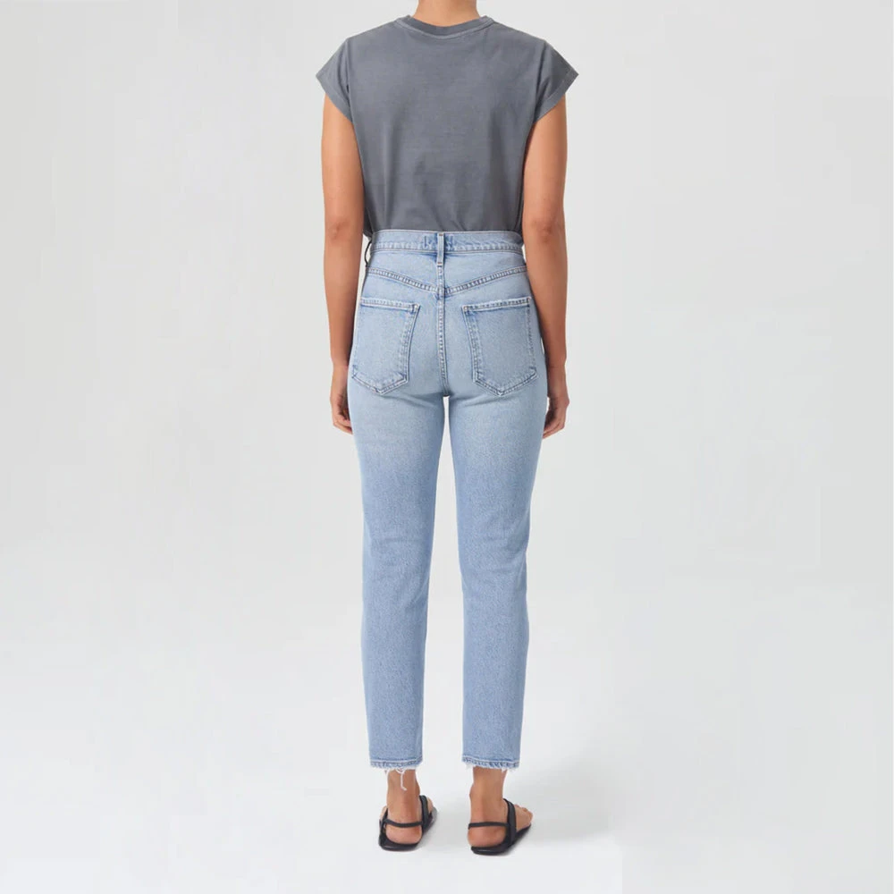 Agolde - Jeans Riley - Bleu Clair 5 Agolde - Jeans Riley - Bleu Clair – Image 3