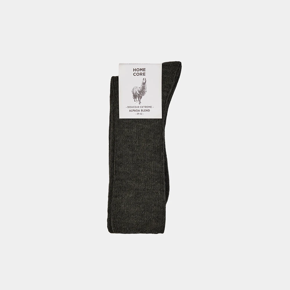Homecore - Chaussettes Alpaga - Anthracite 3 Homecore - Chaussettes Alpaga - Anthracite