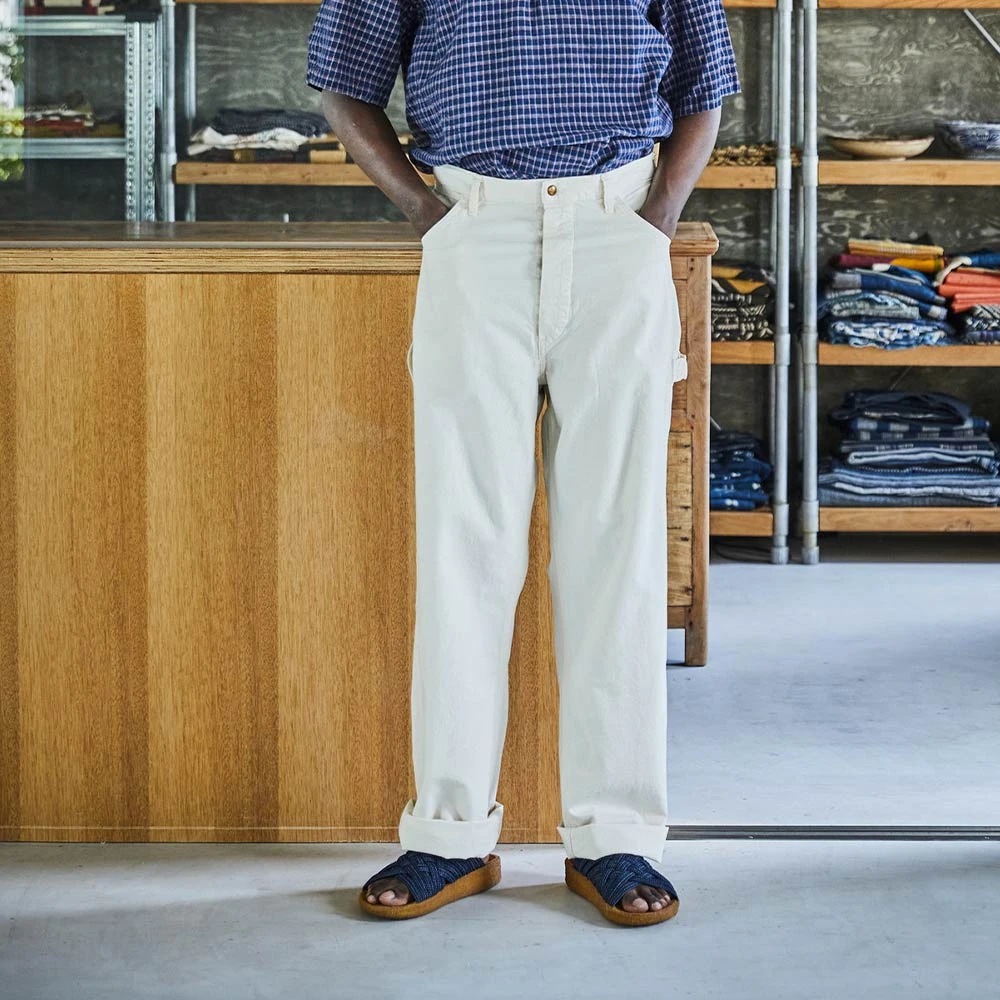 OrSlow - Pantalon 60's Painter - Ecru 9 OrSlow - Pantalon 60's Painter - Ecru – Image 7