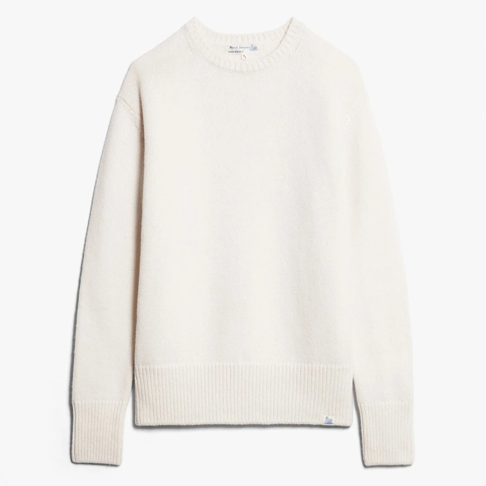 Merz B. Schwanen - Pullover Merino - Blanc 3 Merz B. Schwanen - Pullover Merino - Blanc