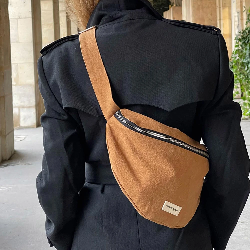 Rivedroite - Sac Banane Custine - Tabac 4 Rivedroite - Sac Banane Custine - Tabac – Image 2