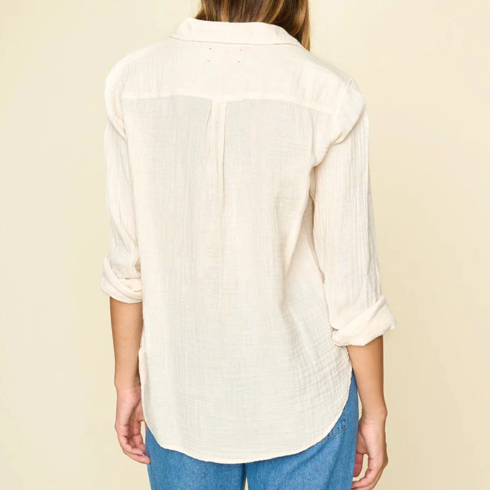 Xirena - Chemise Scout - Ecru 5 Xirena - Chemise Scout - Ecru – Image 3
