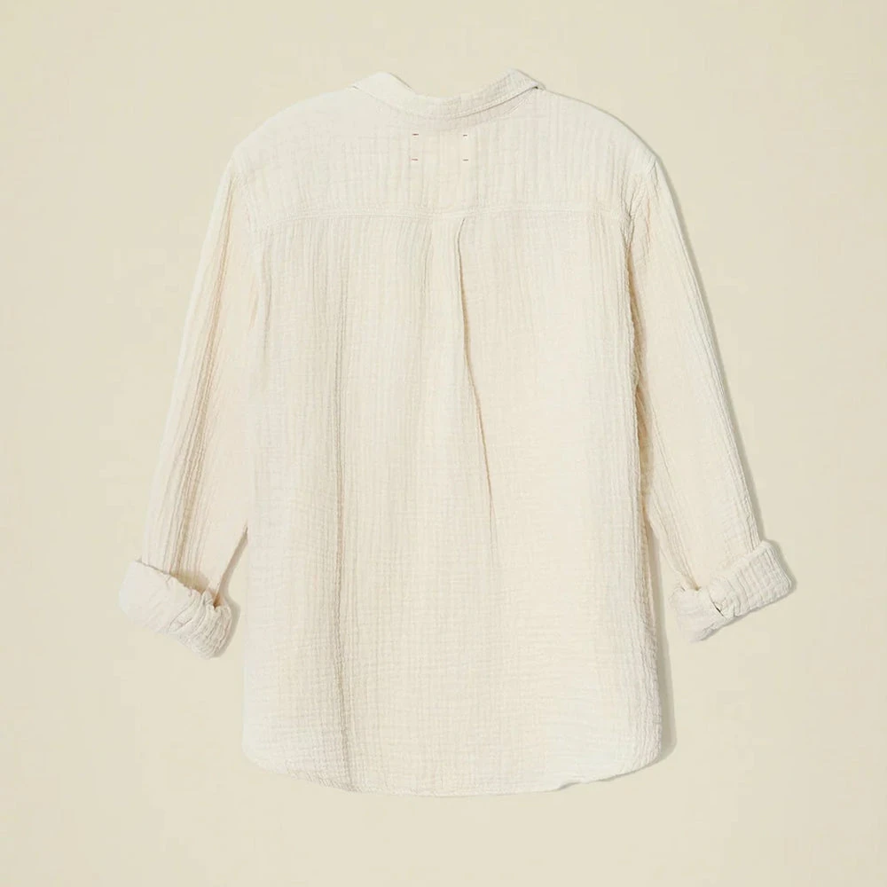 Xirena - Chemise Scout - Ecru 6 Xirena - Chemise Scout - Ecru – Image 4