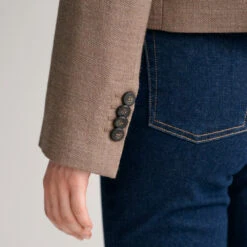 GANT - Blazer Court - Marron -Mode Vêtements Magasin blazer1 f3f219ed 0117 4c31 a724 f5d59ff2f511