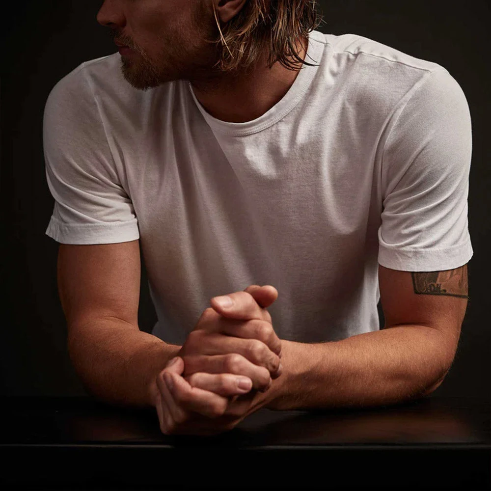 James Perse - T-shirt Short Sleeve Crew Neck - Blanc 6 James Perse - T-shirt Short Sleeve Crew Neck - Blanc – Image 4