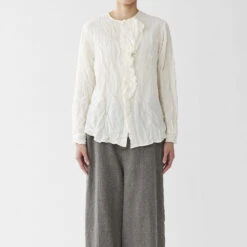 Pas De Calais - Blouse à Volants - Ecru