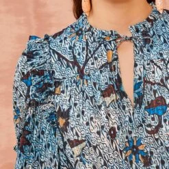 ULLA JOHNSON Ulla Jonhson - Chemise Manet - Bleu 10 ULLA JOHNSON Ulla Jonhson - Chemise Manet - Bleu -Mode Vêtements Magasin blouse4 2f6aa97c 2ce3 4ecd b68f 271a9129ff70